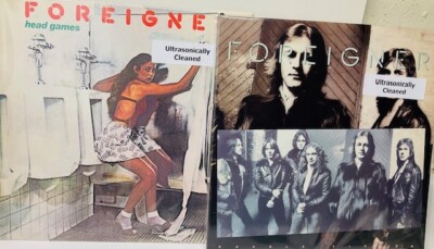 FOREIGNER  LP Vinyl Record Lot of 2: Head Games, Double Vision Mint!