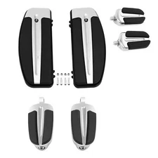 Slipstream Driver Footboards Foot Pegs Shifter Pegs For Harley Softail FL 86-17