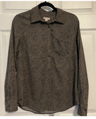 Merona long sleeve blouse size M