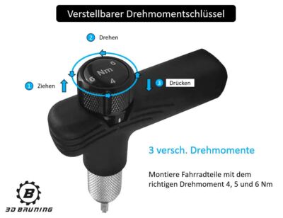 Drehmomentschlüssel f. Fahrrad | Torque Tool f. Bycicle | Roadbike | MTB