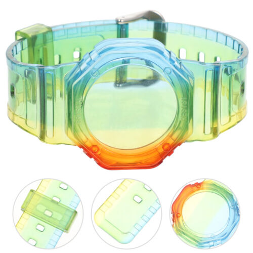  Estuche rastreador semitransparente soporte pulsera Apple correas de reloj - Imagen 1 de 12