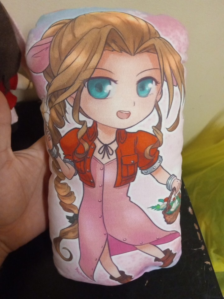 Final Fantasy 7 Aerith Plush Lot Chibi Kawaii Cute Fanart Katizua 2017