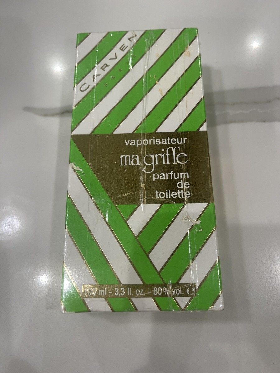 VINTAGE MA GRIFFE PARFUM DE TOILETTE CARVEN PARIS 100mL Made In UK