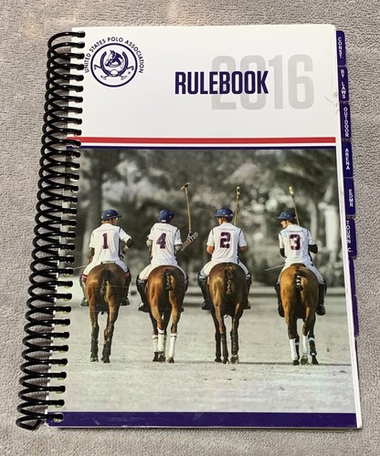 United States Polo Association 2016 Rule book 