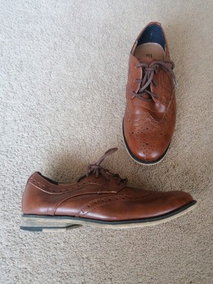 River Island Brogue Brown Tan Lace Up 