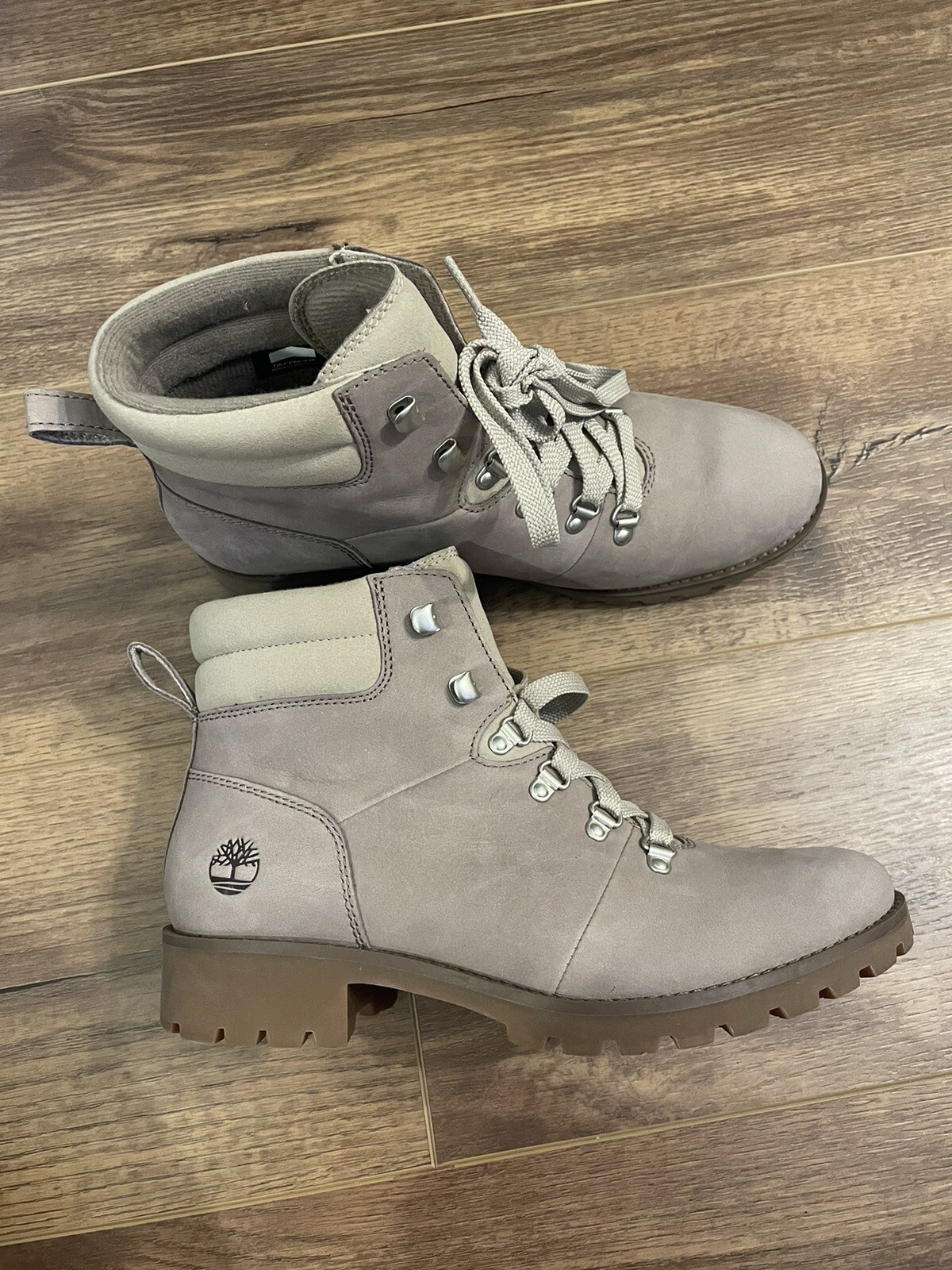 Timberland Women's Ellendale Hiking Boot Size 8.5 Taupe Nubuck NEW