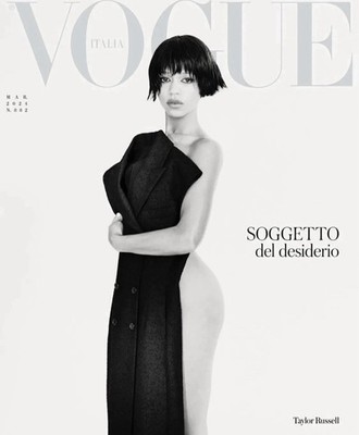 Vogue Italia March 2024 #882 Taylor Russell Cover Paolo Roversi Miuccia Prada