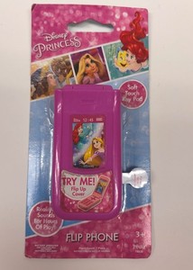 VINTAGE 2015 IMPERIAL TOYS DISNEY PRINCESS PLAY FLIP PHONE BRAND NEW, TAB INTACT