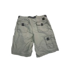 Vintage Y2K Old Navy Cargo Shorts 36W Khaki Zip Pockets 2003