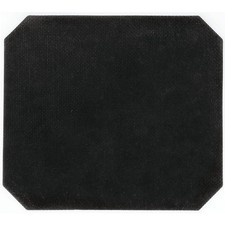 Vollrath Black Silicone Non-Slip Mat for Induction Buffet Warmers - 9"L x 8"W