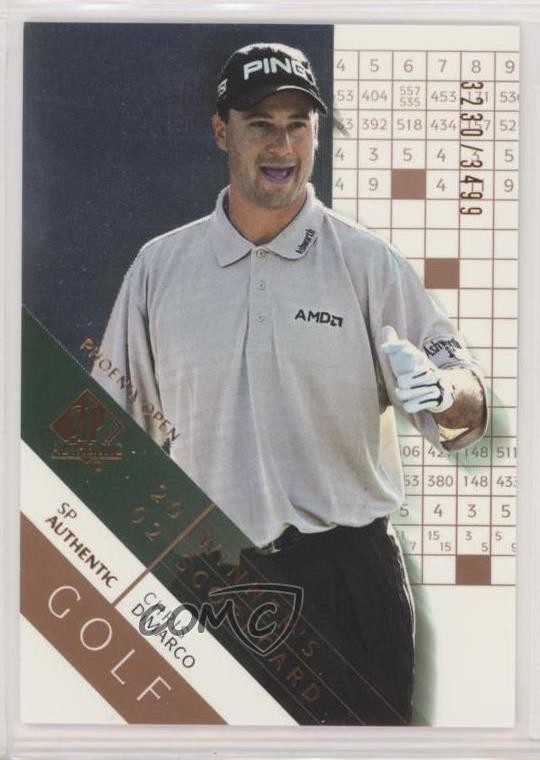 2003 SP Authentic Winner's Scorecard 3230/3499 Chris DiMarco #63 0a2