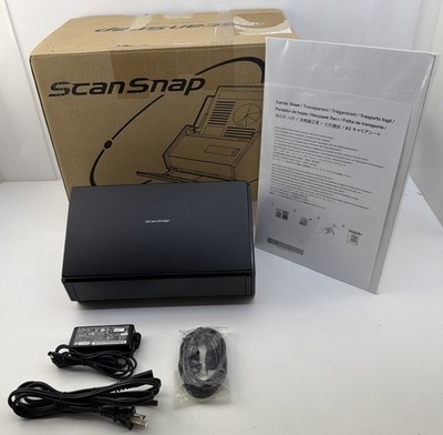 Fujitsu ScanSnap ix500 Color Document Scanner Black - Power Cable and USB Inc
