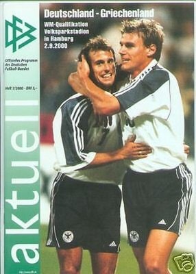 World Cup DFB-Current 7/2000 Germany - Greece