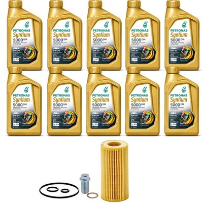 10L Petronas 5W30 Motor Oil+Oil Filter for Mercedes W639 Sprinter W906 907 OM651
