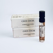 2x Christian Dior GRIS DIOR Eau de Parfum 2 ml / 0.06 fl oz NEW in BOX
