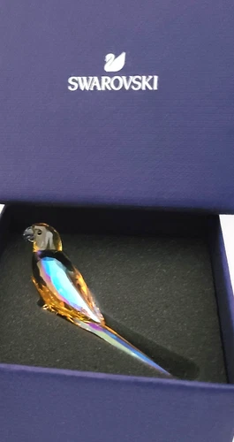 Swarovski Figurine Parakeet Yellow Crystal 5619217 Mint with Box
