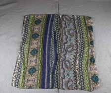 Jessica McClintock Kimono Paisley Print Beaded Accent Hippie Boho