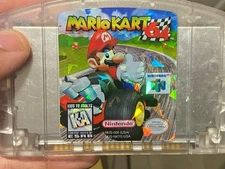Nintendo 64 Mario Kart 64 Authentic Holographic (Read Description) Tested