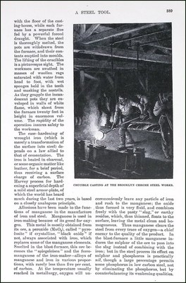 A STEEL TOOL : STEEL WORK. BY R.R. BOWKER. AN ORIGINAL ARTICLE FROM THE HARPER'S