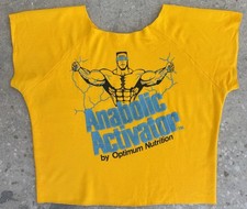 SUDADERA ACTIVADORA ANABÓLICA VINTAGE SUPLEMENTO NUTRICIONAL ÓPTIMO ORO MUNDIAL