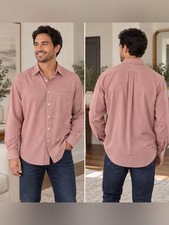 Brooks Brothers Original Polo Shirt 18.5 36 Red White Stripe Cotton USA Made