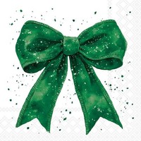 Weihnachten Servietten Lunch 33X33 3-Lagig 20 StüCk GrüNe Geschenkschleife Fancy