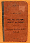 1907 Baltimore & Ohio South West Railway B&OSW Railroad Conductor Baggagemen Pay — photo 2