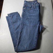 Madewell Blue Medium Wash 10" High-Rise Skinny Denim Jeans Women's Size 29