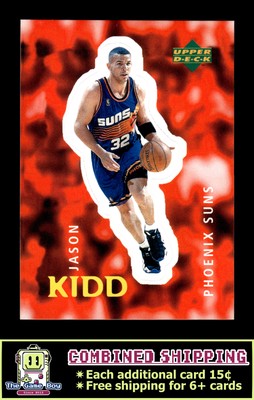 1997-98 Upper Deck NBA Stickers (European) #83 Jason Kidd Phoenix Suns