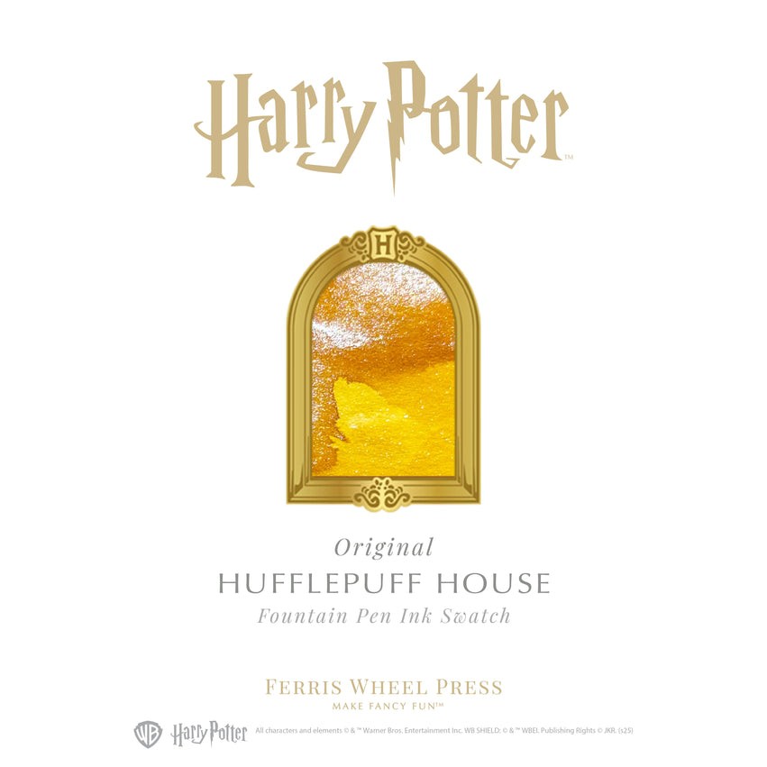 Ferris Wheel Press Harry Potter Carousel Pen (M) & 10ml ink Set Hufflepuff House