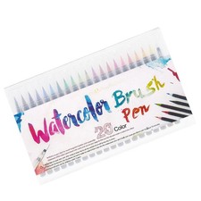 20 PCS Colorful Pens Watercolor Drawing Artist Sketch Manga Marker Pen Set