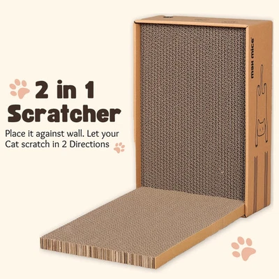 CLUB RATTAN Max Mice Cat Scratching Board with Box, 5 Layers Pad (MM-MZ-01)