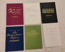 Lot of 6 The trinity forum paperbacks T.S. Elliot, Jane Auston, John Donne study