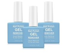 Nail Polish Remover-3Pack, gel polish remover in 1-5 Minutes + FREE GIFT