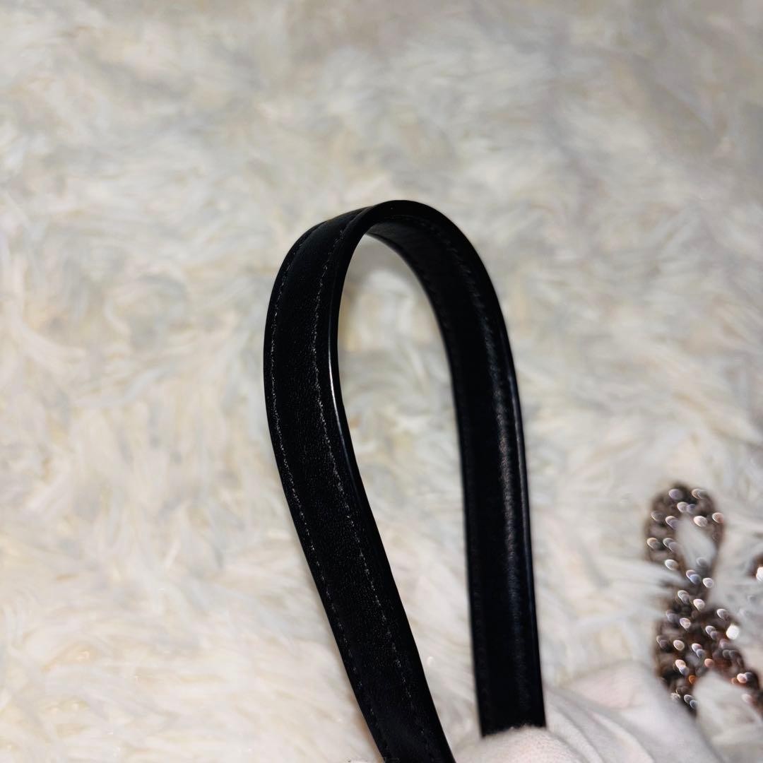 COACH Crossbody Bag Python Signature Leather Blac… - image 17