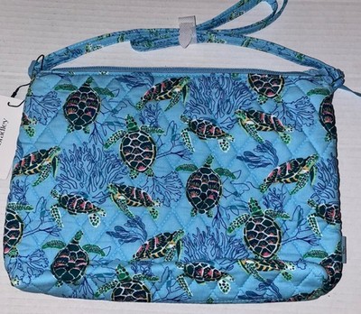 NWT Vera Bradley Large Hipster Purse Sea Turtles & Coral