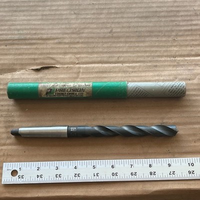 Precision Twist Drill 41/64'' Type 209 HSS #2 LP Morse Taper Shank PT 20041