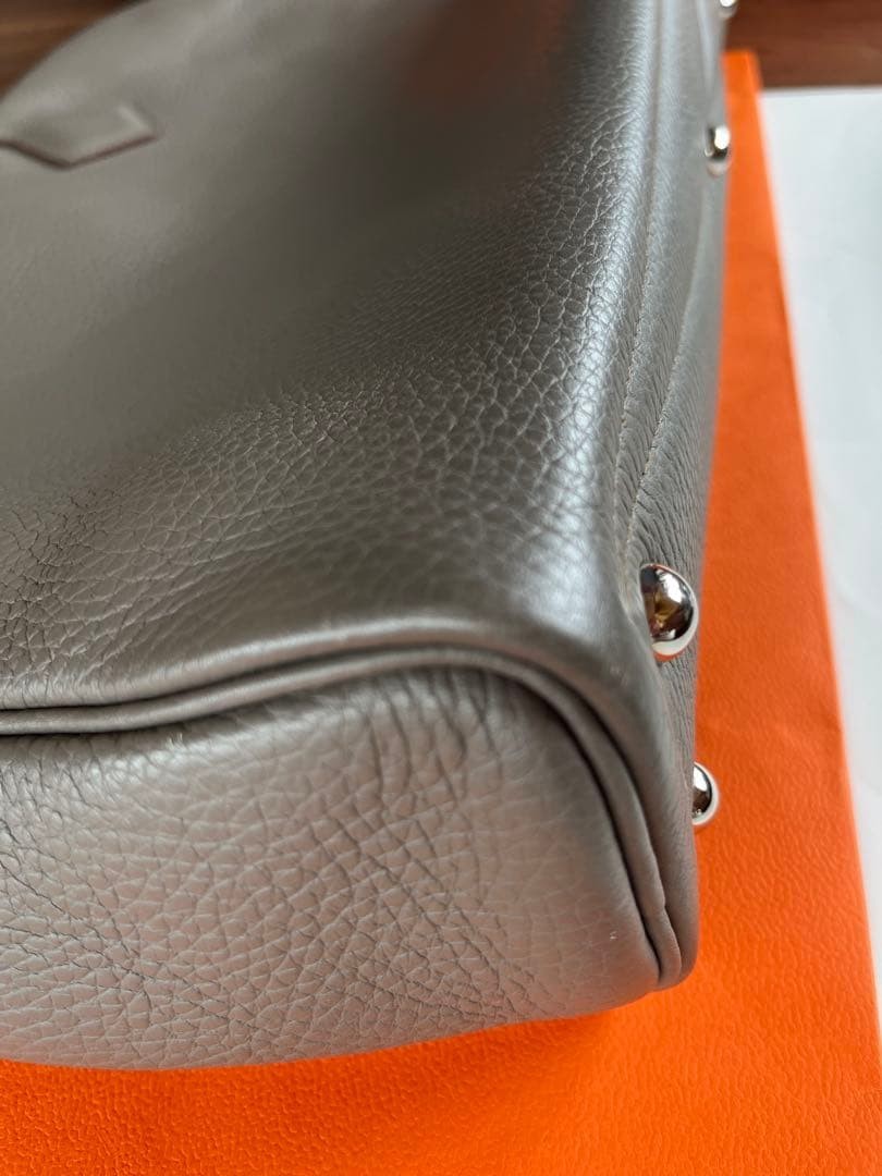 Price reduction *HERMES Victoria II 12H Etoupe ⬜︎Q engraved business bag image 9