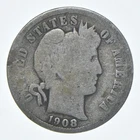 1908-D Barber Dime Estate Coin Collection *361