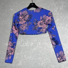 Maaji Swim Top Rash Guard Womens Size XS Blue...