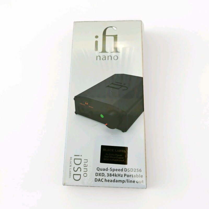 iFi nano iDSD Black Label Black Portable USB DAC/Headphone Amp Class A 2-Ch