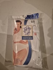 Vintage 1999 Just My Size Cotton Textures Hi-cut 3 Pair Size 14 Nos