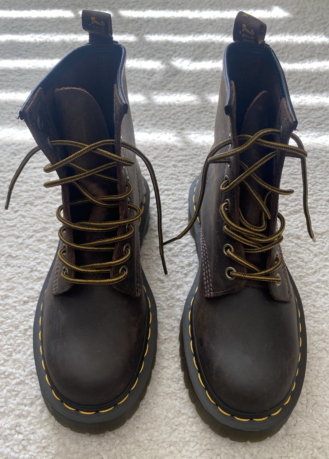 Dr. Martens Doc England Rare 90's Vintage Brown 1460 Boots Women’s US 6 - READ