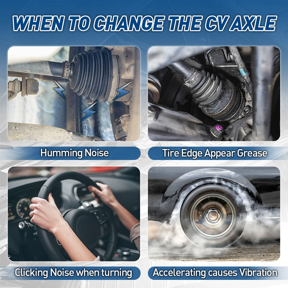 Conjunto de eixo CV traseiro esquerdo traseiro direito para Honda Accord Crosstour 2010-2011 - Imagem 4 de 4