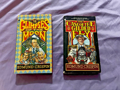 Edmund Crispin Lot (2): The Gilded Fly (1980) + The Glimpses of the Moon (1979)