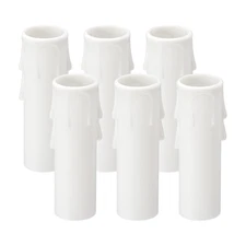 Tall Candle Covers Sleevespcs Plastic E12 Chandelier Socket 3 Inch 6 White