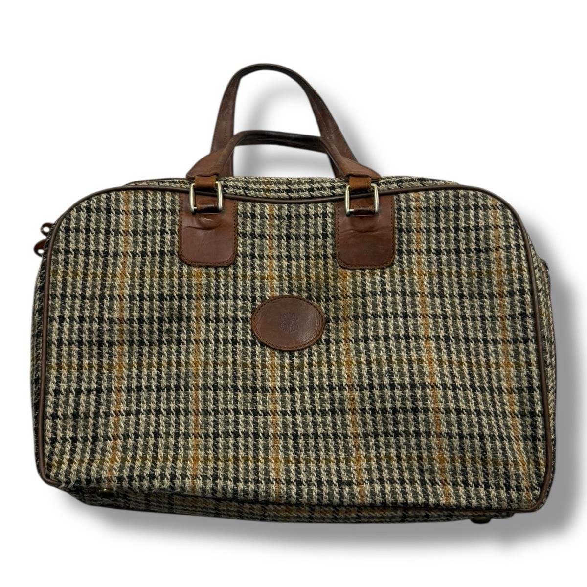 Vintage Molmax London Harris Tweed Briefcase Soft Shell Suitcase