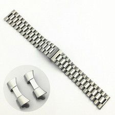 18/20MM President Style With Curved End Links Watch Band Watch Bracelet