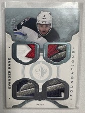 2014-15 Evander Kane Foundations Jumbo Patch Upper Deck The Cup[10/10][#CF-KA]