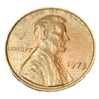 1973 Lincoln Penny No Mint Mark  Some Use Smudging On The Reverse — photo 1